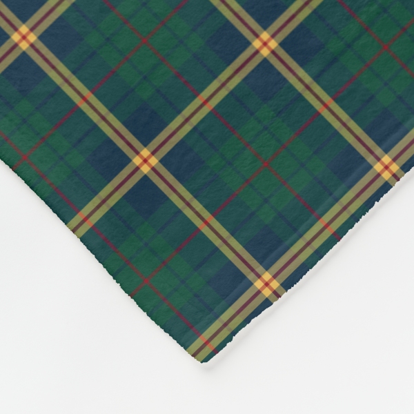 New Mexico tartan fleece blanket