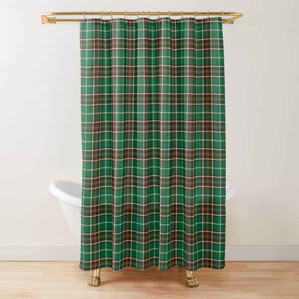 Newfoundland tartan shower curtain
