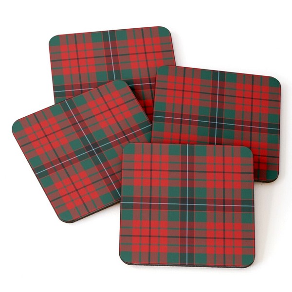 Clan Nicolson Tartan Coasters