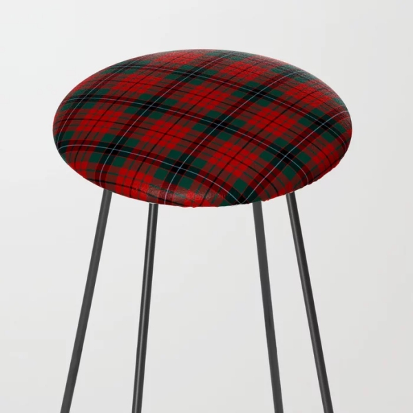 Clan Nicolson Tartan Counter Stool