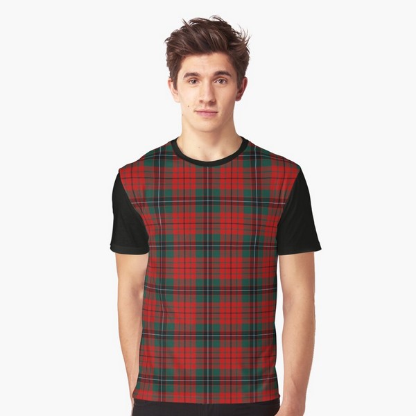 Nicolson tartan tee shirt