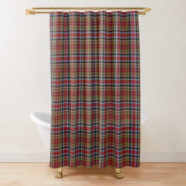 North Carolina tartan shower curtain