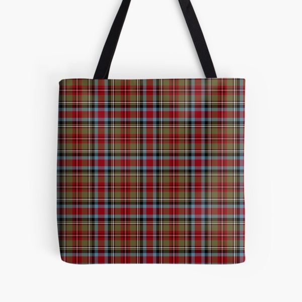 North Carolina tartan tote bag