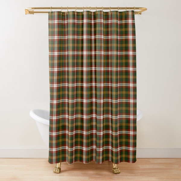 Northwest Territories tartan shower curtain