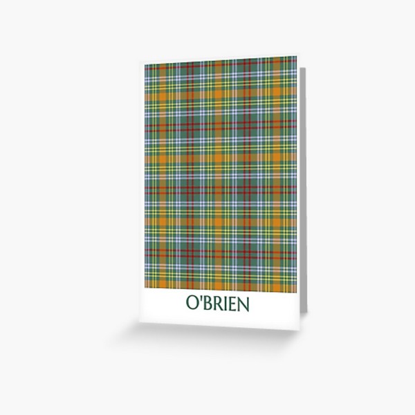 Clan O'Brien Tartan Card