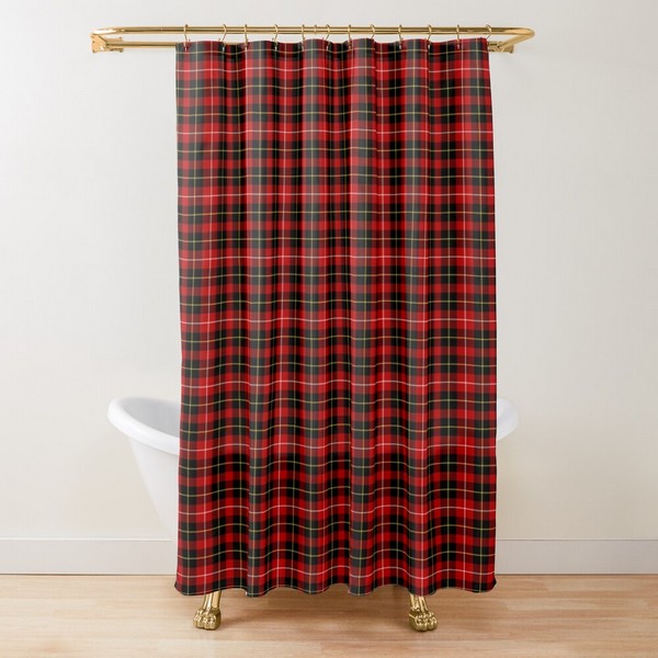 O'Connell tartan shower curtain