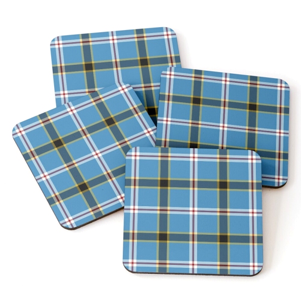 Oklahoma Tartan Coasters