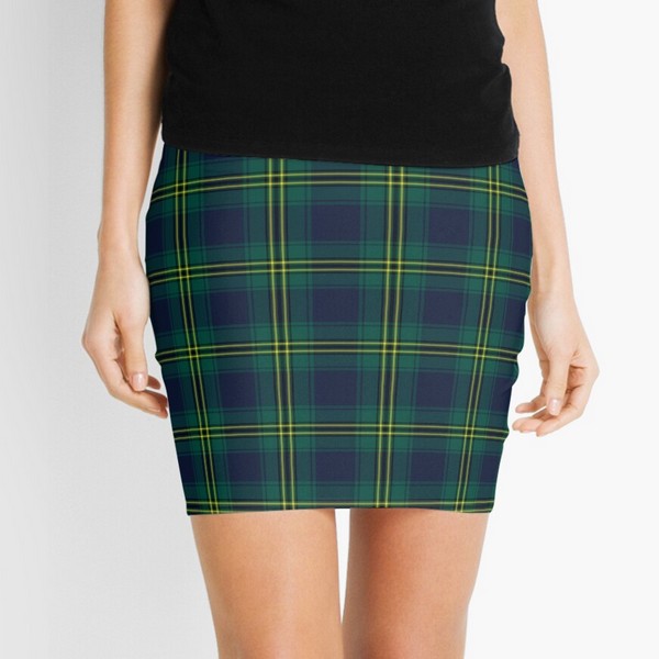 Oliver Hunting tartan mini skirt