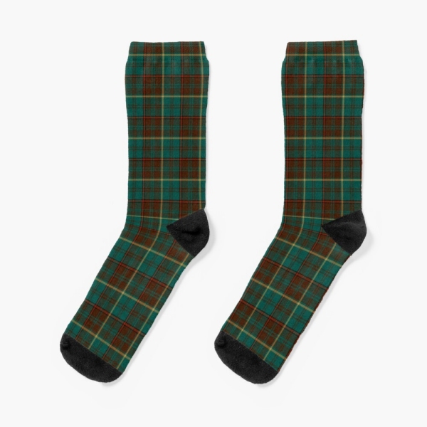 Ensign of Ontario tartan socks