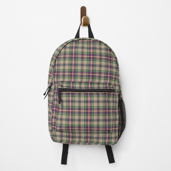 Oregon tartan backpack