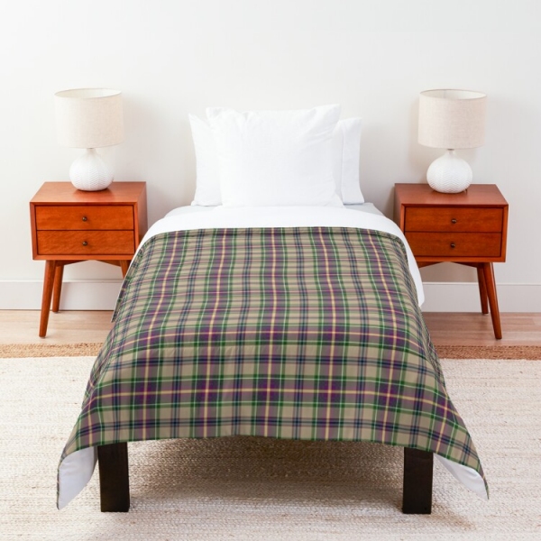 Oregon tartan comforter