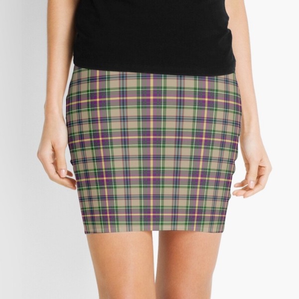 Oregon tartan mini skirt