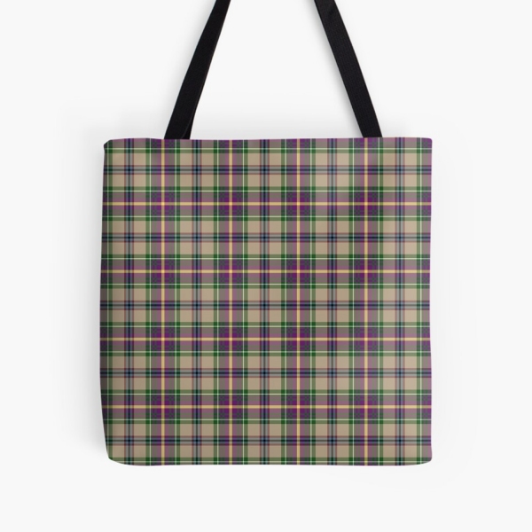 Oregon tartan tote bag