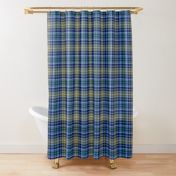 O'Sullivan tartan shower curtain