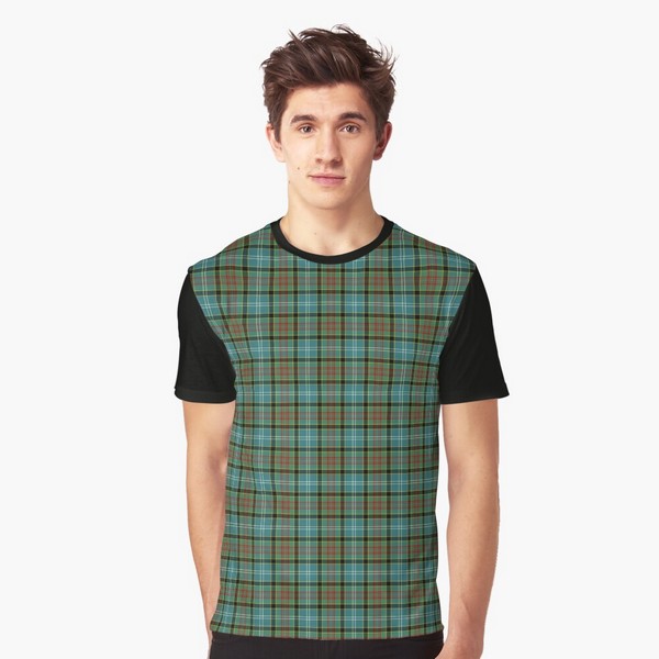 Paisley tartan tee shirt