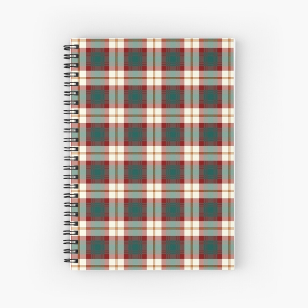 Prince Edward Island Dress tartan spiral notebook