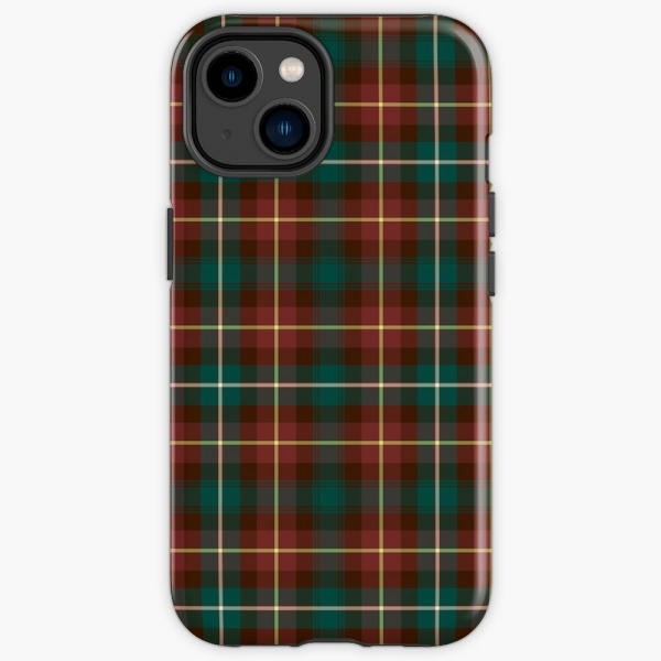 Prince Edward Island tartan iPhone case