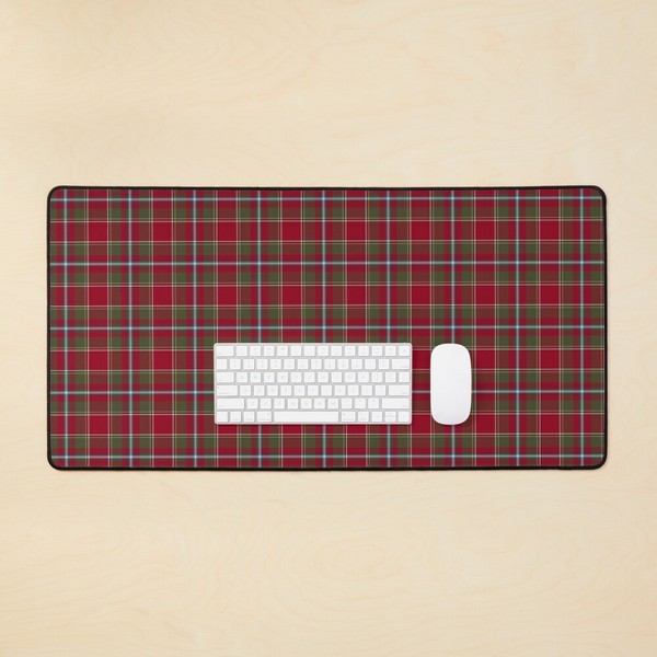 Perthshire Weathered tartan desk mat