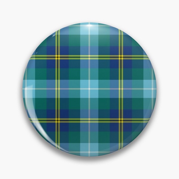 Porteous tartan pinback button