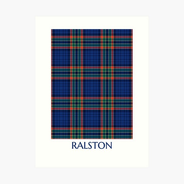 Clan Ralston Tartan Print