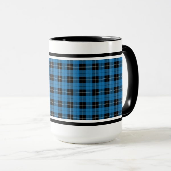 Clan Ramsay Blue tartan mug