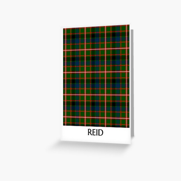 Clan Reid Tartan Card