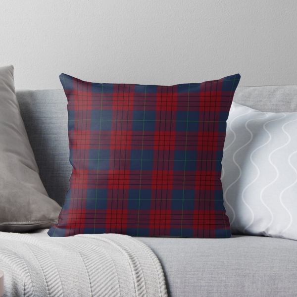 Robinson tartan throw pillow