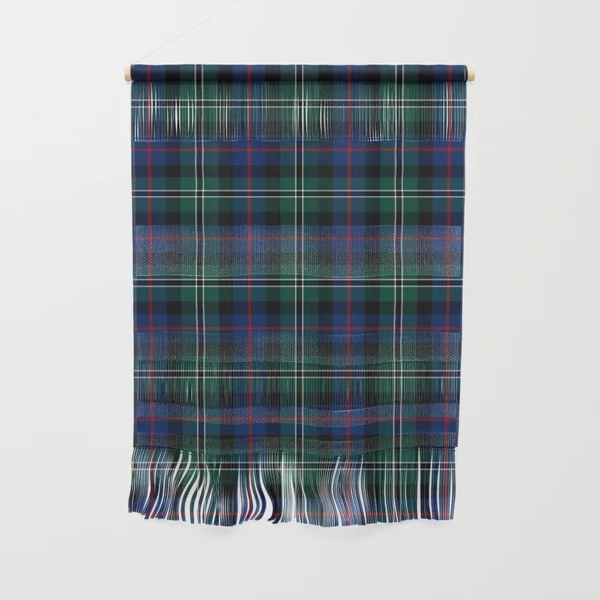 Rose Hunting tartan wall hanging