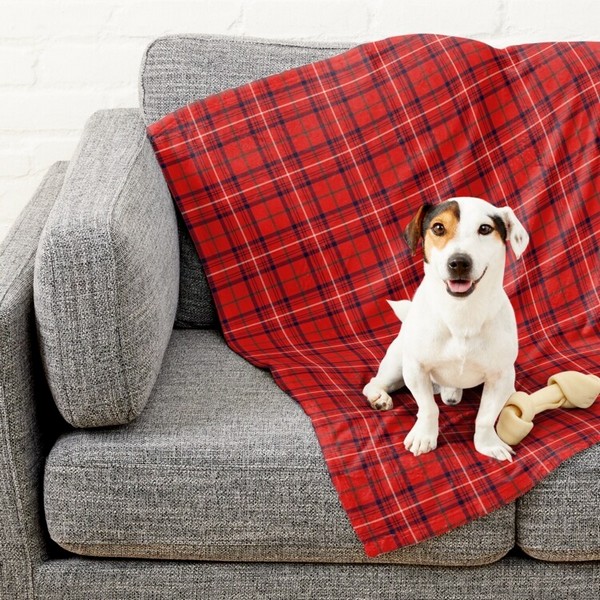 Clan Rose Tartan Pet Blanket