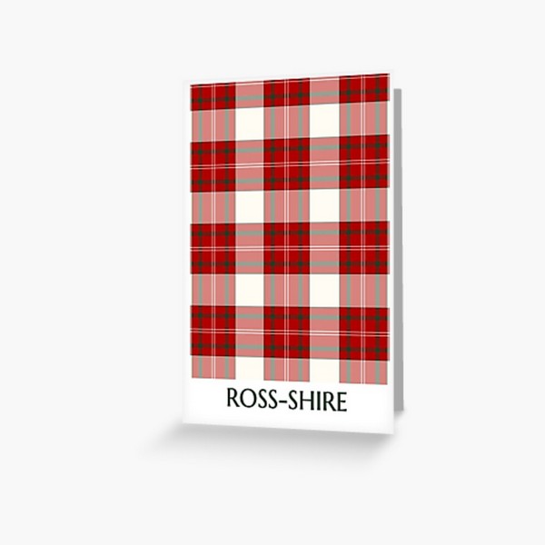 Ross-shire Tartan Card