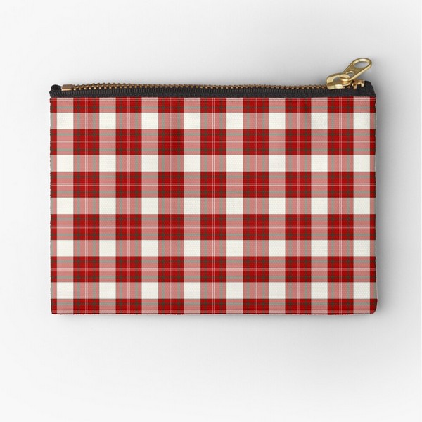 Ross District tartan accessory bag