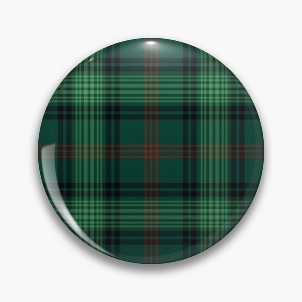 Ross Hunting tartan pinback button