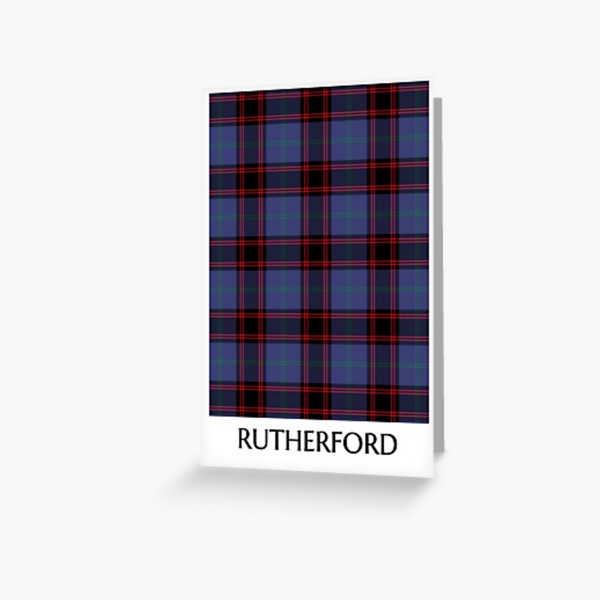 Clan Rutherford Tartan Face Journal