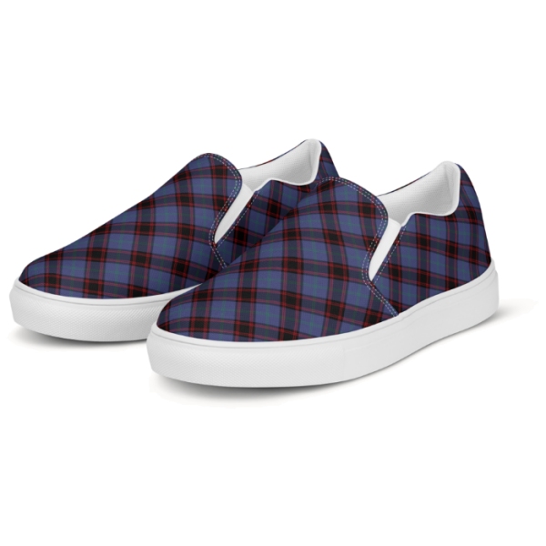 Clan Rutherford Tartan Slip-On Shoes