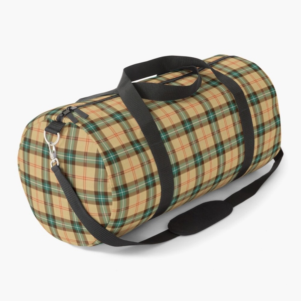 Saskatchewan tartan duffle bag