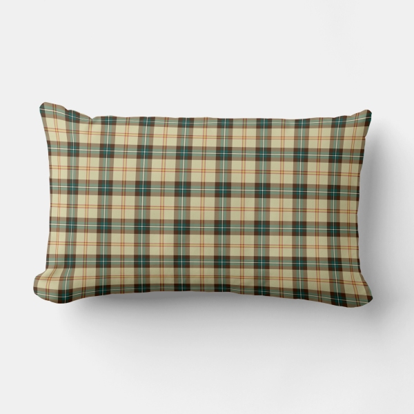 Saskatchewan tartan lumbar cushion