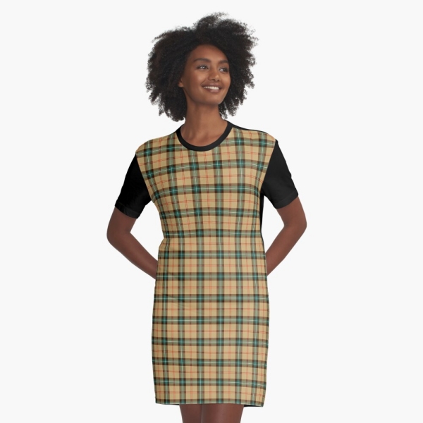 Saskatchewan tartan tee shirt dress