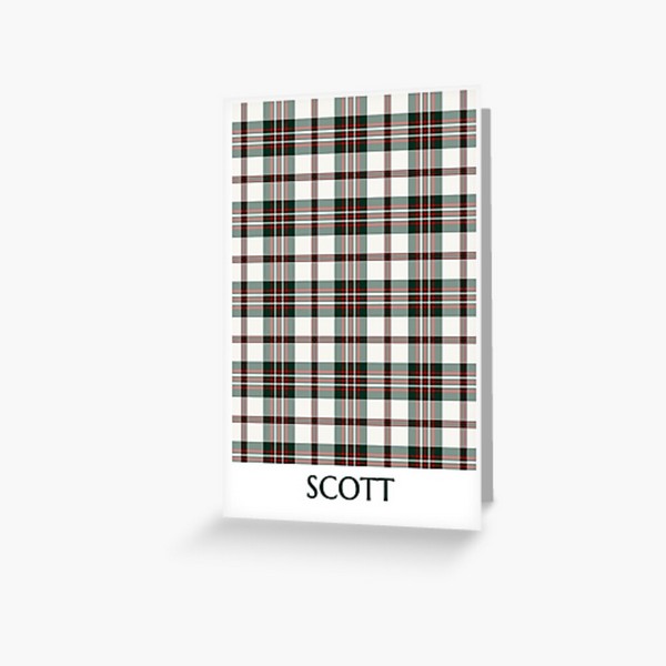 Clan Scott Dress Tartan Card