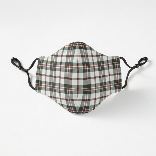 Scott Dress tartan fitted face mask