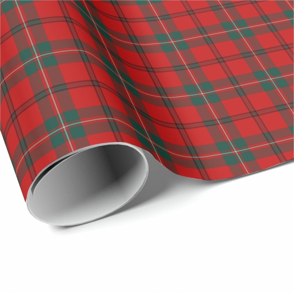 Scott tartan wrapping paper