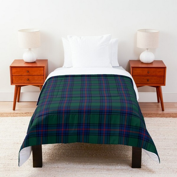 Shaw tartan comforter