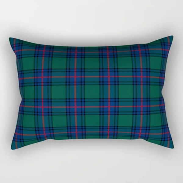 Shaw tartan rectangular throw pillow