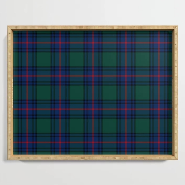 Shaw tartan serving tray