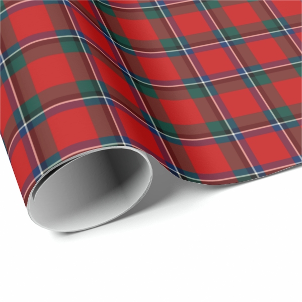 Sinclair tartan wrapping paper