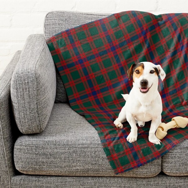 Clan Skene tartan pet blanket