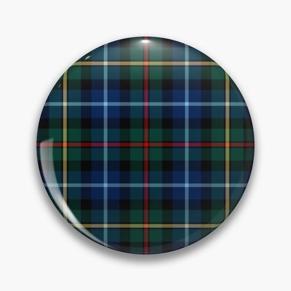 Smith tartan pinback button