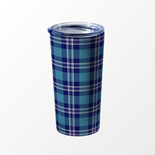 St Andrews district tartan travel mug