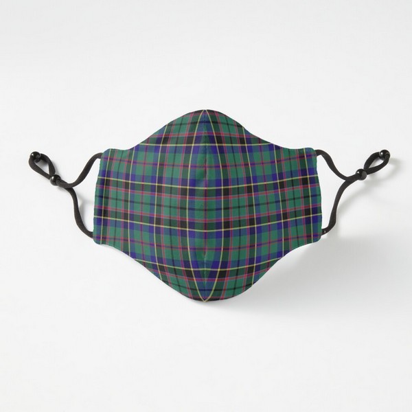 Stevenson tartan fitted face mask