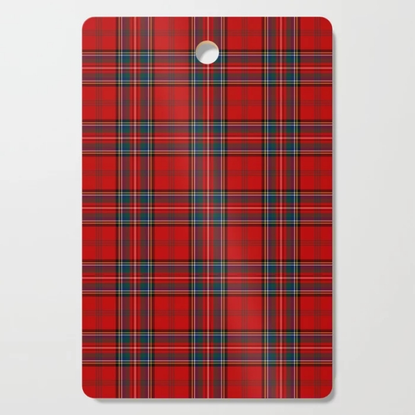 Stewart of Appin tartan cutting board