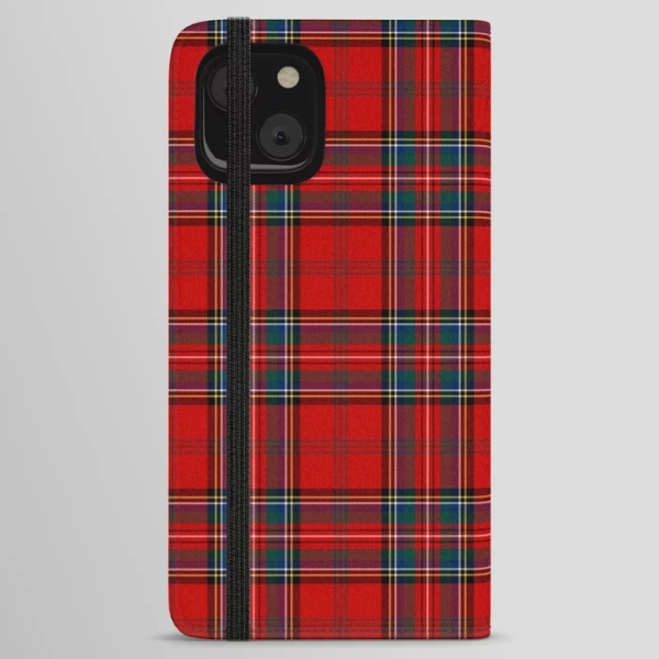 Clan Stewart of Appin Tartan iPhone Wallet Case